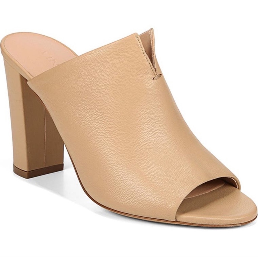 VINCE🍂🍁Hollis Block Heel Slide Sandal Sz 7